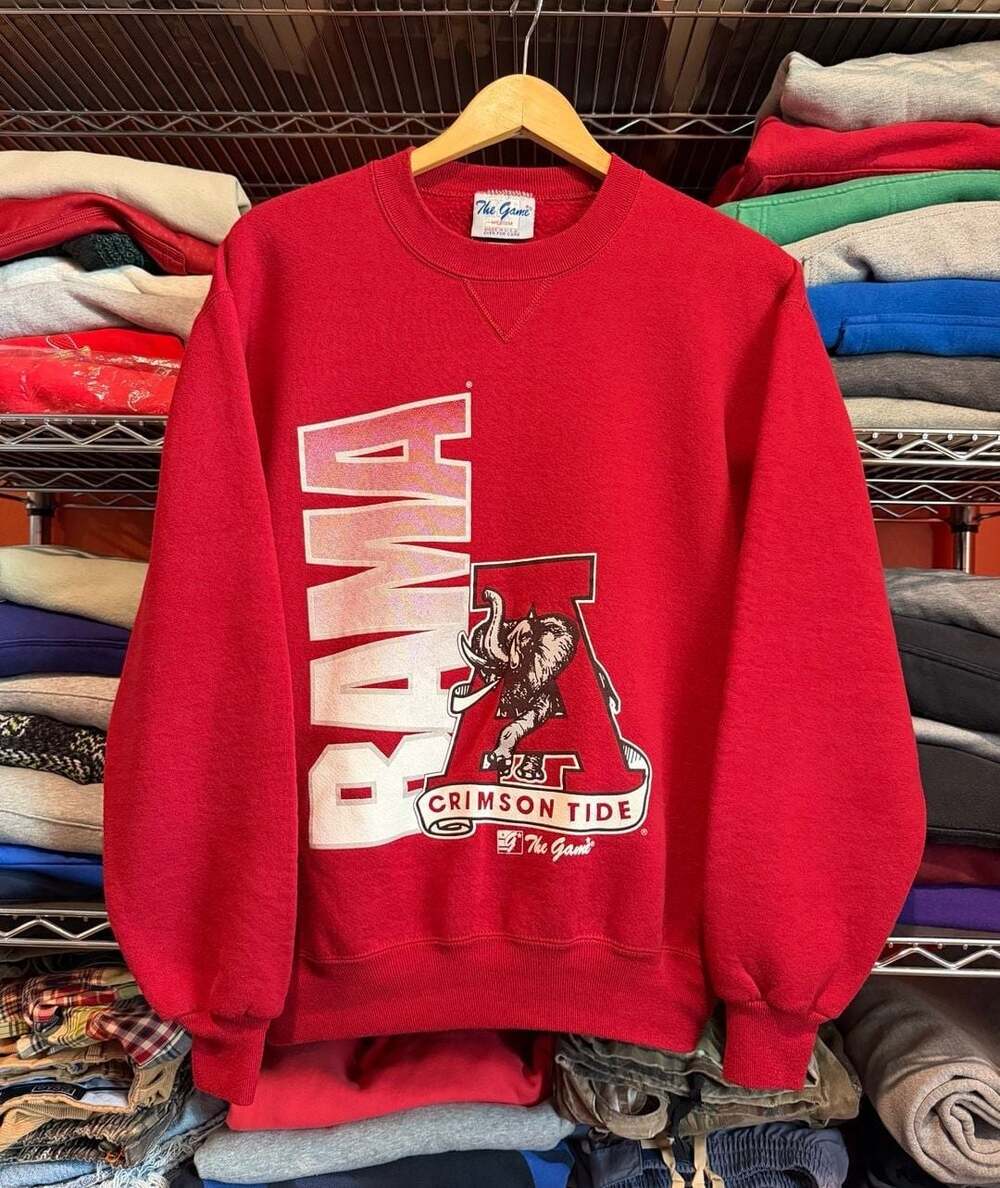 Vintage The Game Alabama Crimson Tide Sweatshirt Medium Made In USA Medium